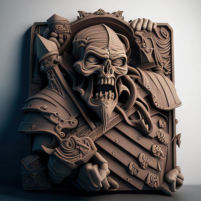 نموذج ثلاثي الأبعاد لآلة CNC ألعاب لعبة St Warhammer Quest